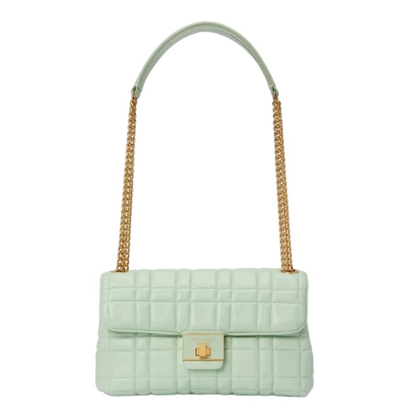 kate spade Handbags - ♠️kate spade Evelyn Quilted Medium Convertible Shoulder Bag, Pistachio Cream NWT